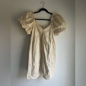 English Factory Floral Embroidery Babydoll Dress